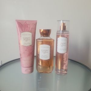 Raspberry chiffron set